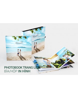 Photobook Cưới Trang Liền Bìa In Hình